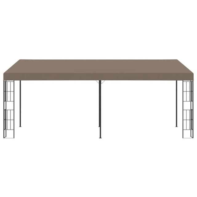 vidaXL Wand-Pavillon 6x3 m Taupe Stoff