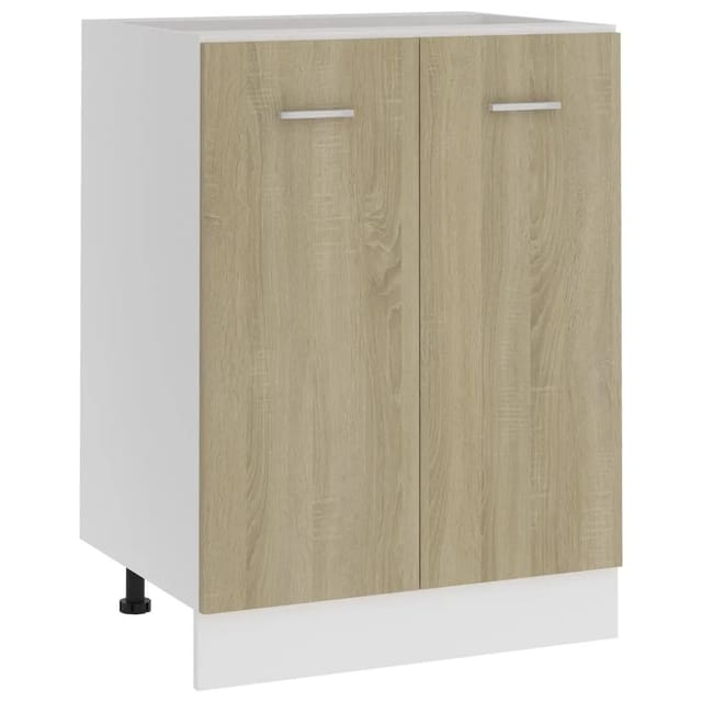 vidaXL Unterschrank Sonoma-Eiche 60x46x81,5 cm Holzwerkstoff Modell 1