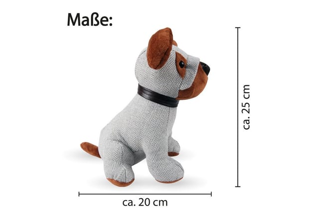 Bestlivings Türstopper Labrador 25 x 20 cm Braun Silber