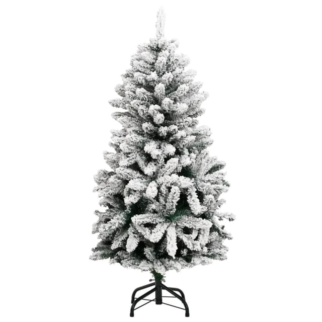 vidaXL Künstlicher Weihnachtsbaum Klappbar Beschneit 120 cm Modell 6