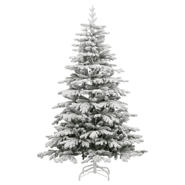 vidaXL Künstlicher Weihnachtsbaum Klappbar Beschneit 180 cm Modell 5