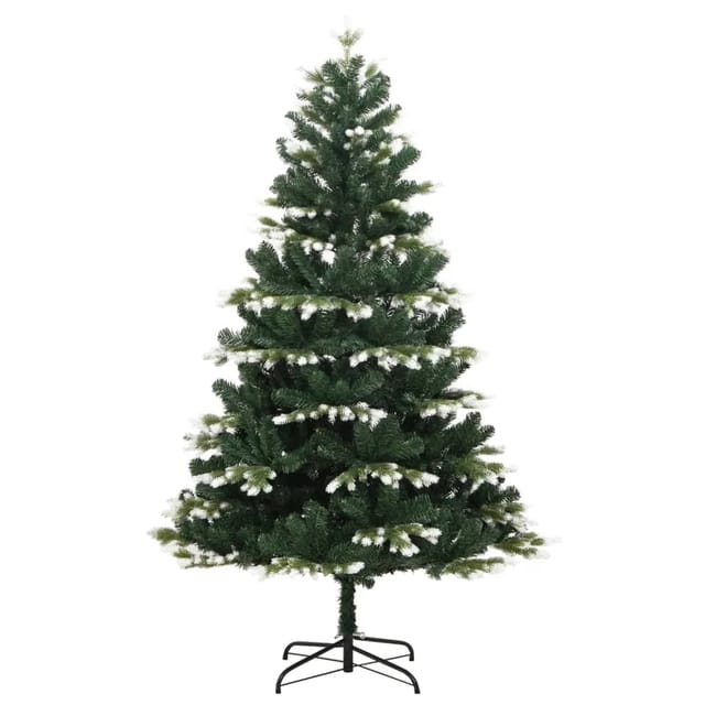 vidaXL Künstlicher Weihnachtsbaum Klappbar Beschneit 240 cm Modell 3