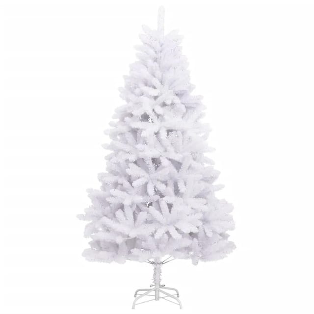 vidaXL Künstlicher Weihnachtsbaum Klappbar mit Ständer Weiß 240 cm