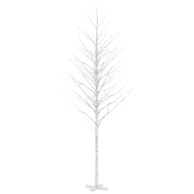 vidaXL LED-Birke Warmweiß 672 LEDs 400 cm