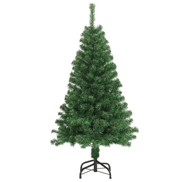 vidaXL Künstlicher Weihnachtsbaum mit Dicken Zweigen Grün 150 cm PVC