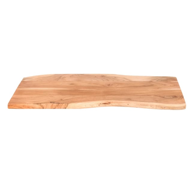 SAM Tischplatte Baumkante Akazie Natur 100 x 40 cm CURTIS