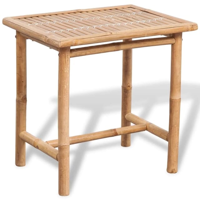 vidaXL 3-tlg Bistro-Set mit Auflagen Bambus