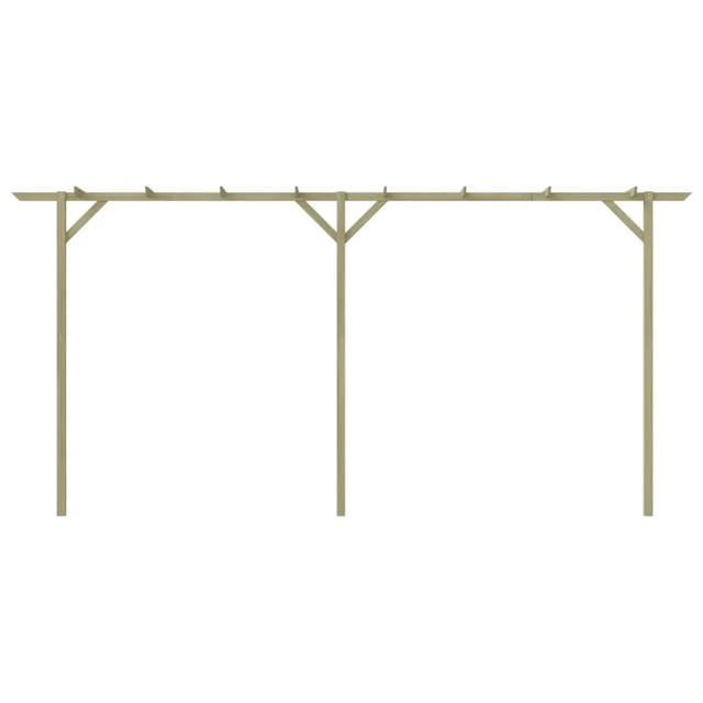 vidaXL Gartenpergola 400x40x205 cm Holz