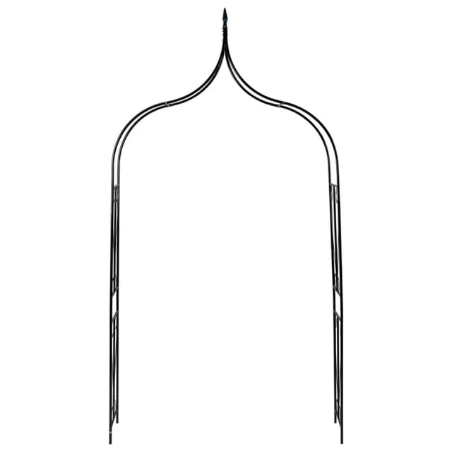 vidaXL Rosenbogen Dunkelgrün 120x38x258 cm Eisen