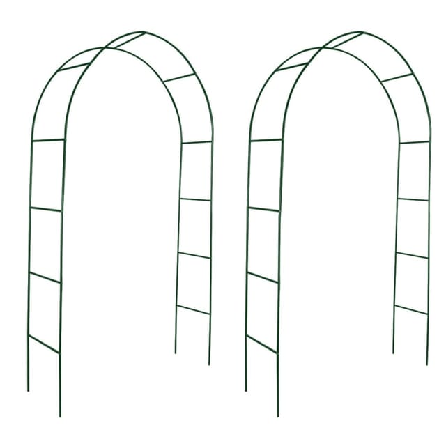 Vidaxl - 2x Garten Rosenbogen Torbogen Rankgitter Rosensäule
