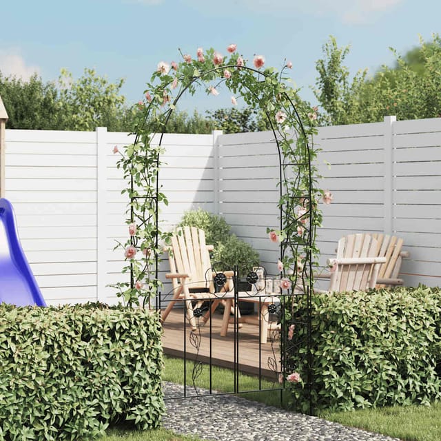 Vidaxl - Gartentor Rosenbogen Rankgitter Rosensäule Spalier Pergola