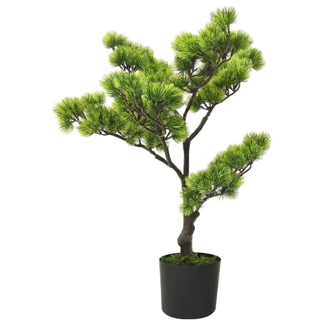vidaXL Künstlicher Bonsai Pinus mit Topf 60 cm Grün Modell 1