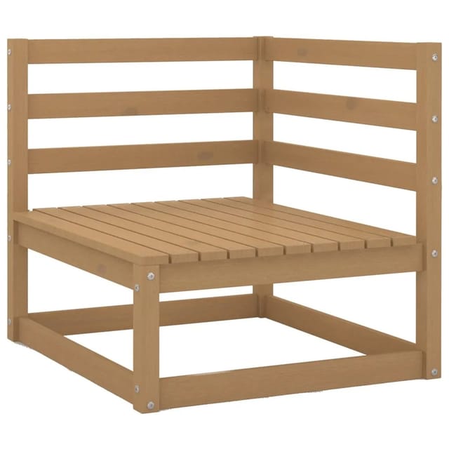 vidaXL 3-tlg Garten-Lounge-Set Honigbraun Massivholz Kiefer Modell 6
