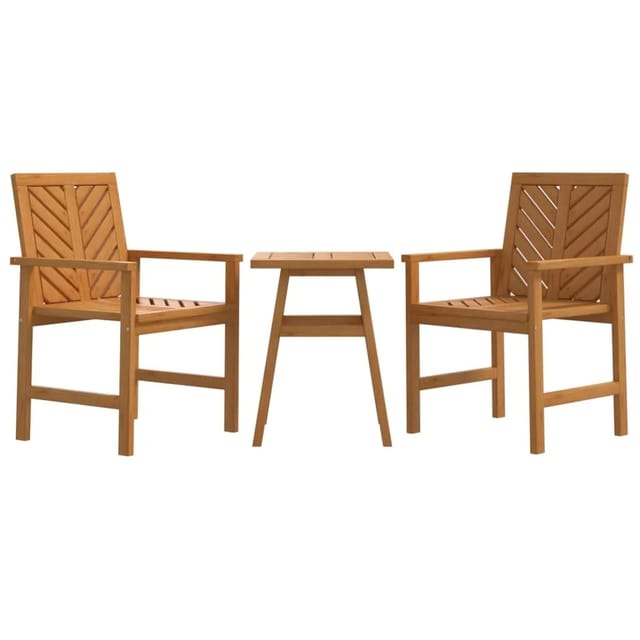 vidaXL 3-tlg Garten-Lounge-Set Massivholz Akazie Modell 3