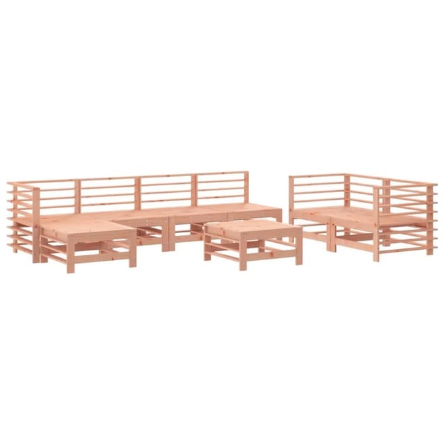 vidaXL 8-tlg Garten-Lounge-Set Massivholz Douglasie Modell 2