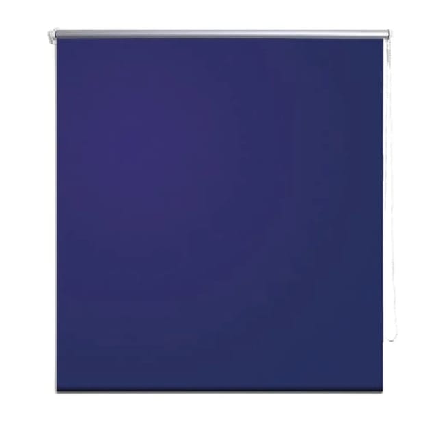 vidaXL Verdunkelungsrollo Verdunklungsrollo 80 x 175 cm Blau