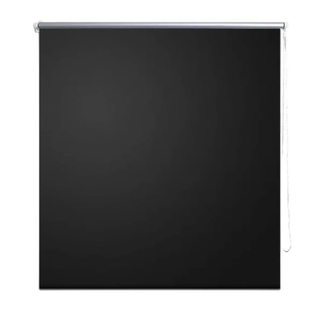 vidaXL Verdunkelungsrollo Verdunklungsrollo 80 x 175 cm Schwarz
