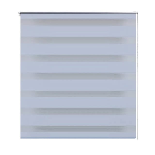 vidaXL Doppelrollo 60 x 120 cm White