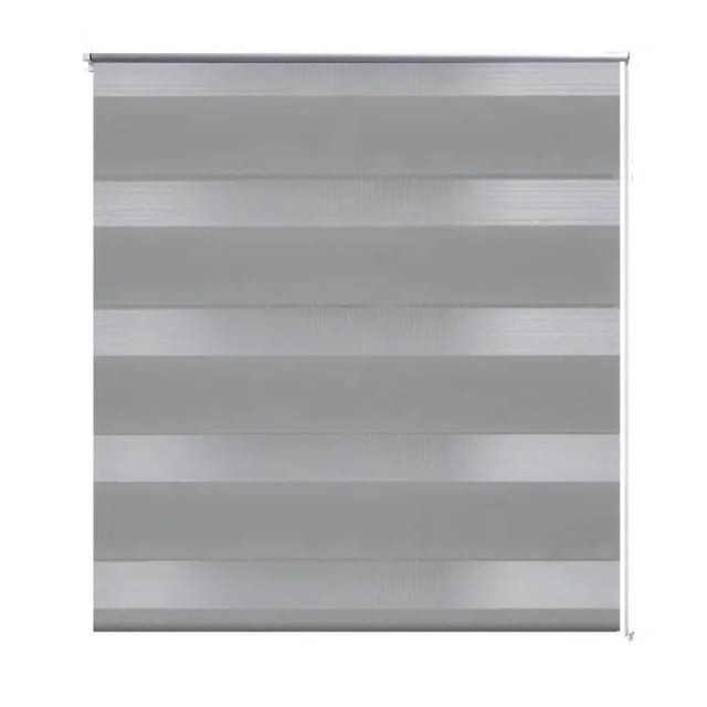 vidaXL Doppelrollo Seitenzug 120 x 175 cm Grau