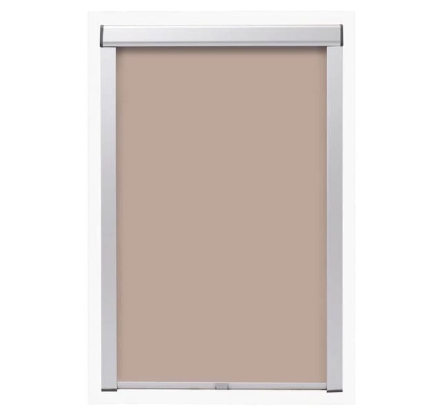 vidaXL Verdunkelungsrollo Beige 104