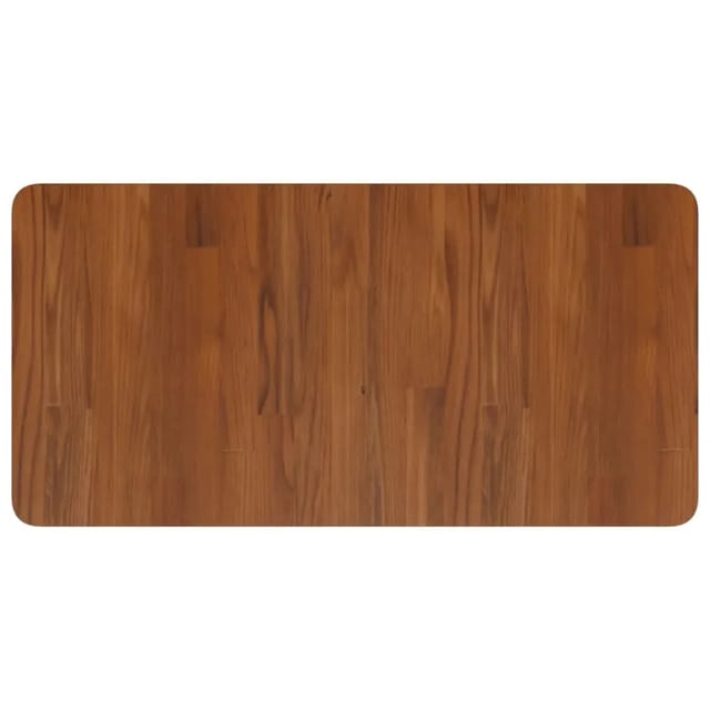 vidaXL Waschtischplatte Dunkelbraun 80x40x1,5 cm Massivholz Behandelt
