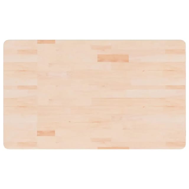 vidaXL Waschtischplatte 100x60x2,5 cm Massivholz Unbehandelt