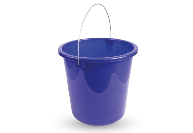 ProHome Eimer Inkl. Metallbügel Dunkelblau 10 Liter 1er Pack
