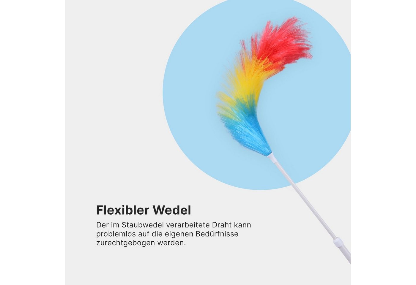 Bestlivings Staubwedel Teleskop Ausziehbar Bis 97cm 1er Pack Bild 3
