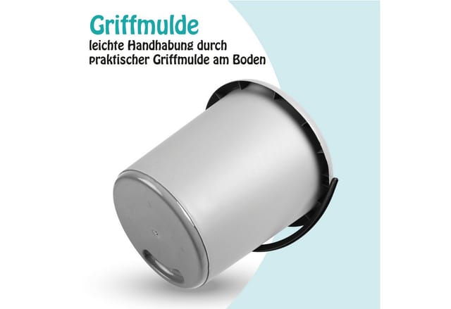 ProHome Eimer 5 Liter Kunststoffbügel Mix 3er Pack