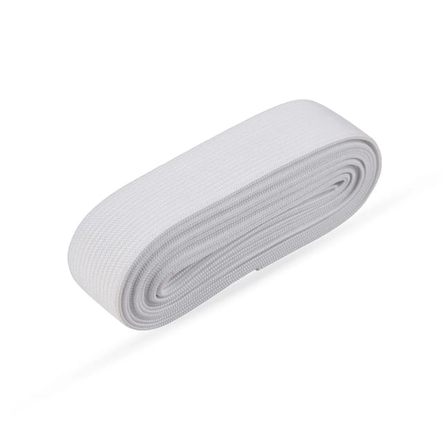 ProHome Gummiband 2,5 m x 2,5 cm Weiß