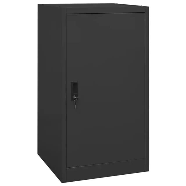 vidaXL Sattelschrank Anthrazit 53x53x105 cm Stahl