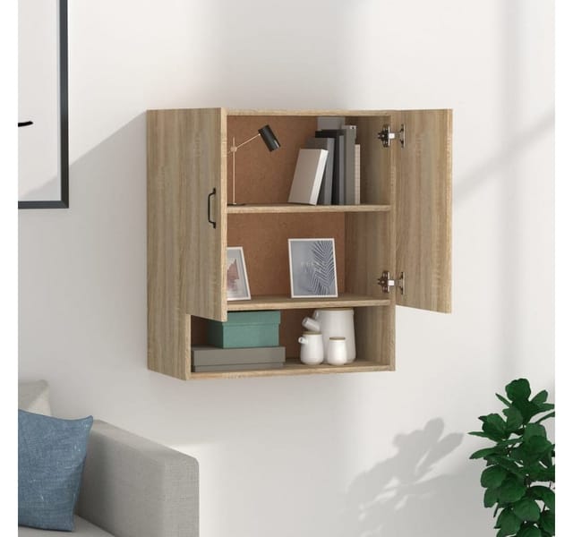 vidaXL Wandschrank Sonoma-Eiche 60x31x70 cm Holzwerkstoff Modell 2
