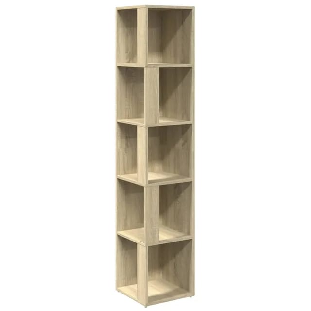 vidaXL Eckregal Sonoma-Eiche 33x33x164,5 cm Holzwerkstoff