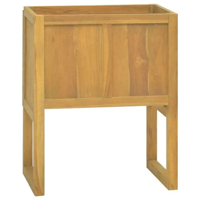 vidaXL Badschrank 60x45x75 cm Massivholz Teak Modell 2