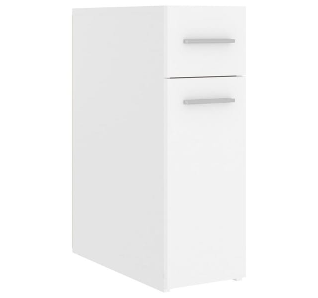 vidaXL Apothekerschrank Weiß 20x45,5x60 cm Holzwerkstoff