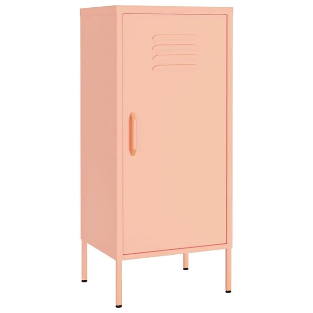vidaXL Lagerschrank Rosa 42,5x35x101,5 cm Stahl