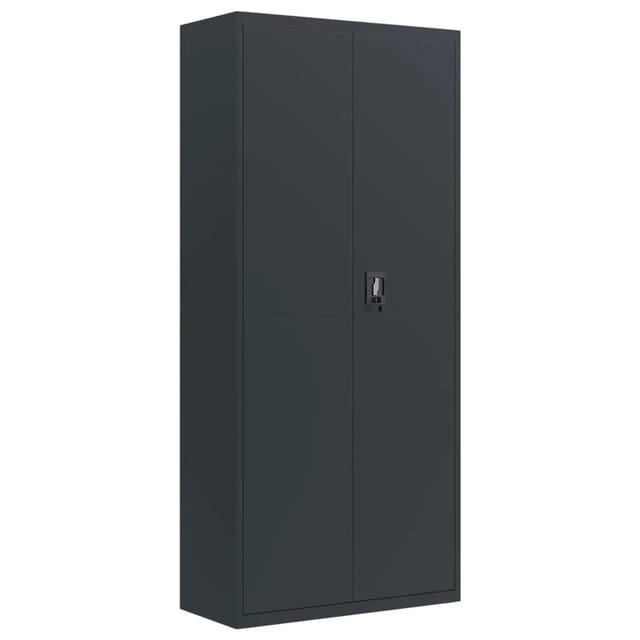 vidaXL Aktenschrank Anthrazit 90x40x200 cm Stahl