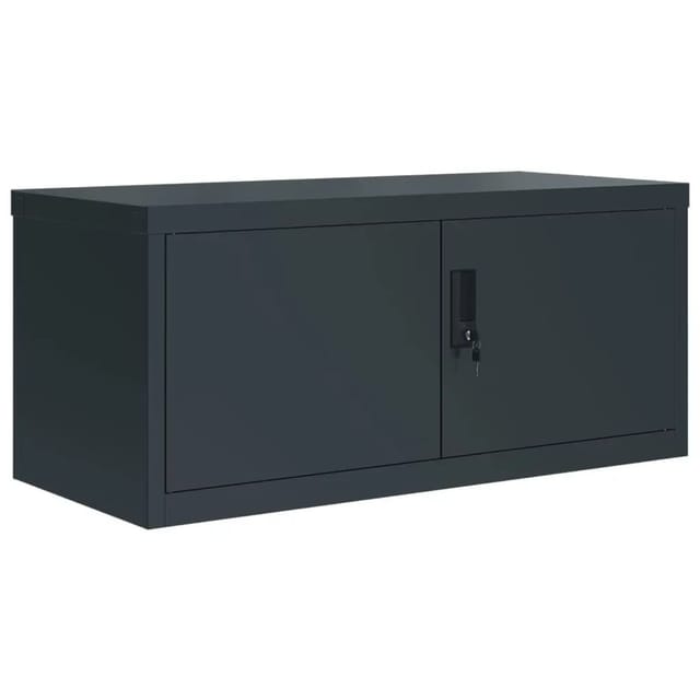 vidaXL Aktenschrank Anthrazit 90x40x40 cm Stahl