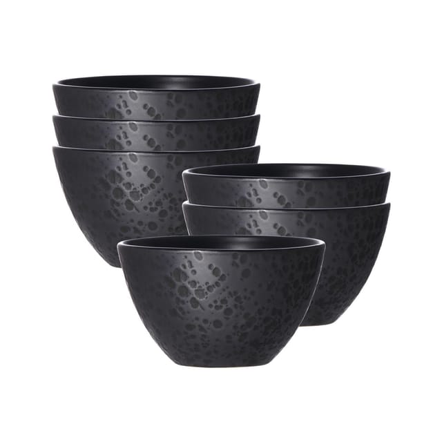 Ritzenhoff & Breker Kitwe Müslischalen 14 cm 6er Set Schwarz