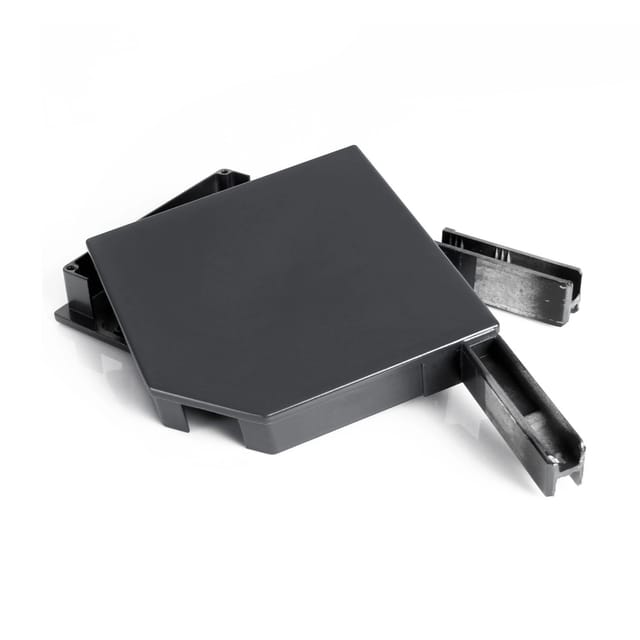 Avosdim Alu Blendkappen 45 Grad 180mm Anthrazitgrau Ral 7016