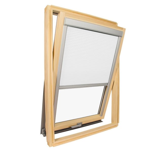 Avosdim Wabenplissee Für Velux Dachfenster Weiß SK06
