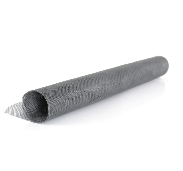 Avosdim Fliegennetz aus Fiberglas 100cm x 1000cm Grau