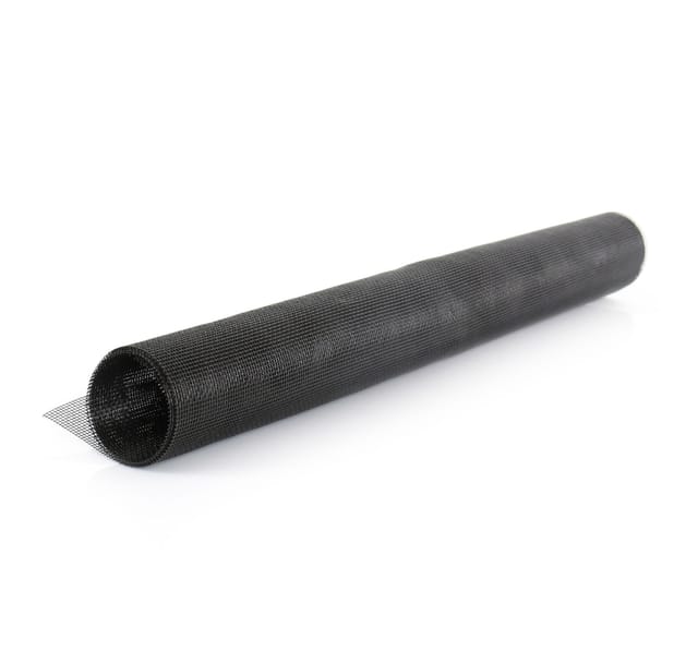 Avosdim Fliegennetz aus Fiberglas 140cm x 3000cm Schwarz