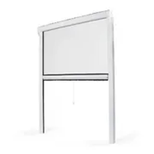 Avosdim Insektenschutzrollo für Fenster PVC 150cm x 160cm Weiß
