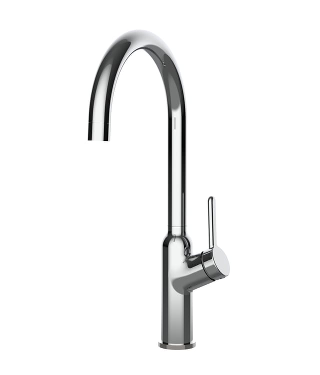 VIZIO Wasserhahn Küchenarmatur BOD mit 360° Schwenkbarem U Auslauf Verchromt