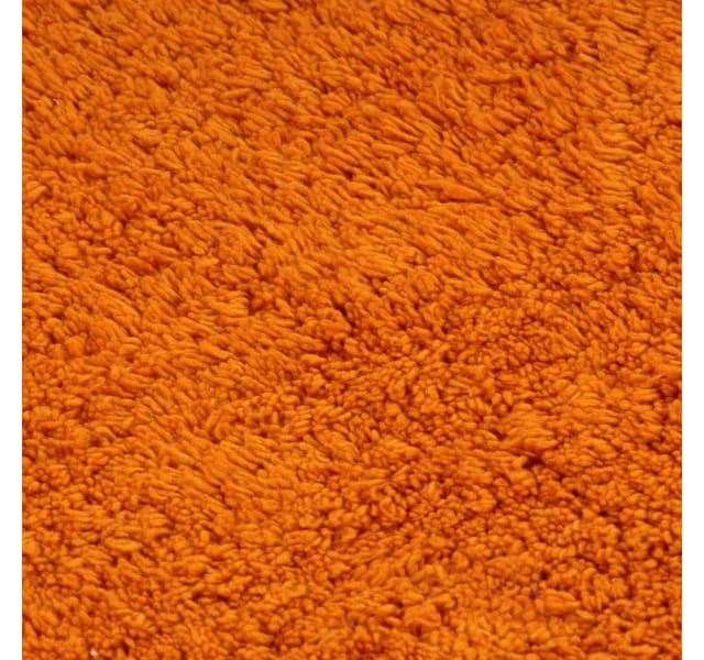 vidaXL Badematten-Set 2-Tlg Stoff Orange