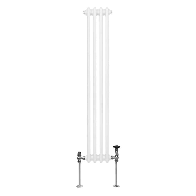 Monstershop Traditioneller 2 Spalten Heizkörper 1500 x 202 mm Weiß