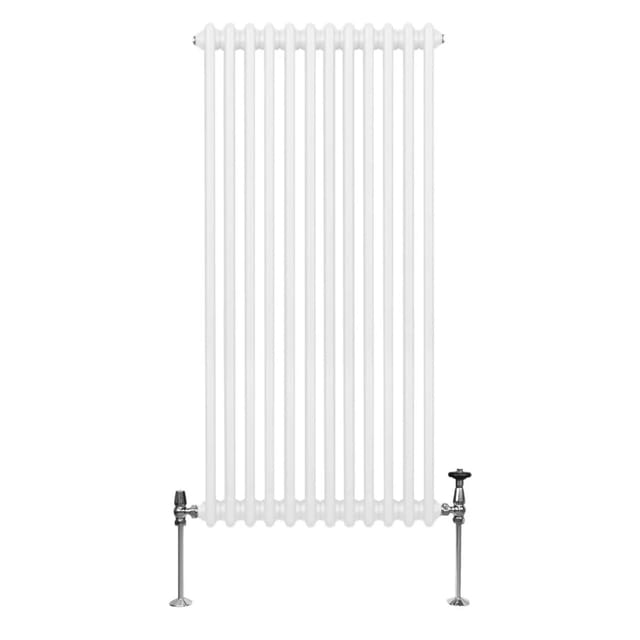 Monstershop Traditioneller 2 Spalten Heizkörper 1500 x 562 mm Weiß