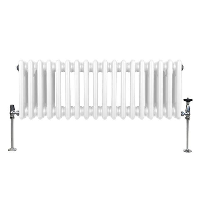 Monstershop Traditioneller 3 Spalten Heizkörper 300 x 832 mm Weiß