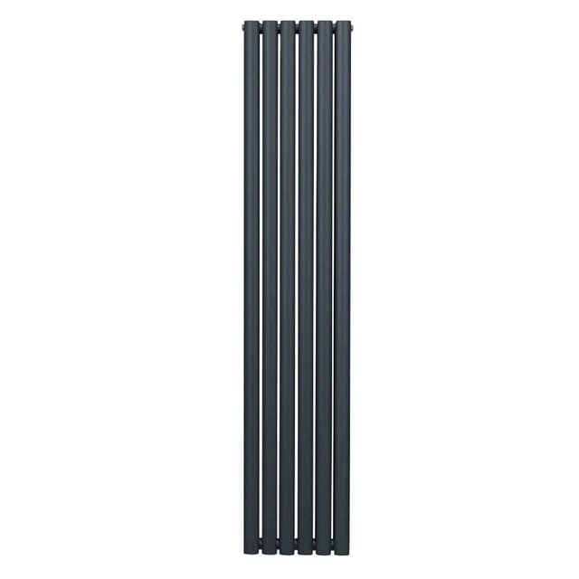 Monstershop Oval Röhrenheizkörper 1800mm x 360mm Anthrazitgrau
